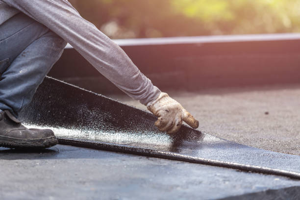 Professional Basement Waterproofing technician working in Hugo, MN